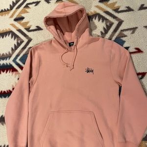 Pink Stüssy Hoodie Size XL